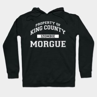 Property of King County Morgue White Hoodie